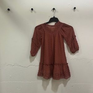 Zara kids size 6, dusty rose dress